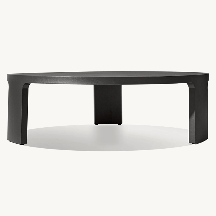 Beonte Aluminum Round Coffee Table (4)