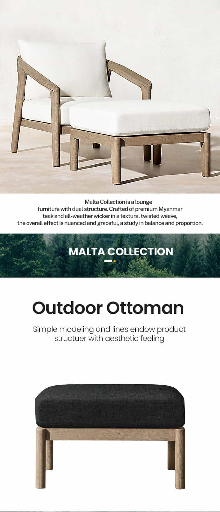 outdoor ottoman