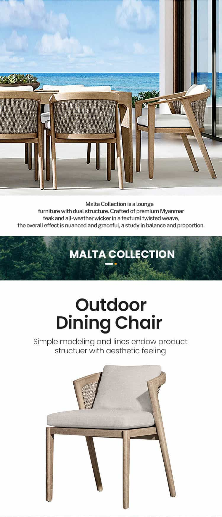 outdoor side chair