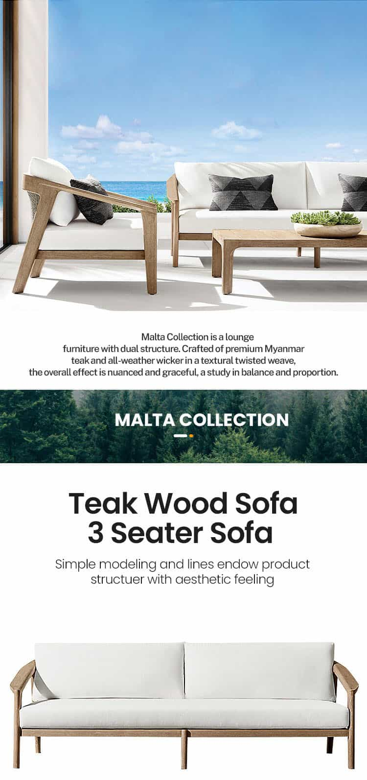 teak sofa